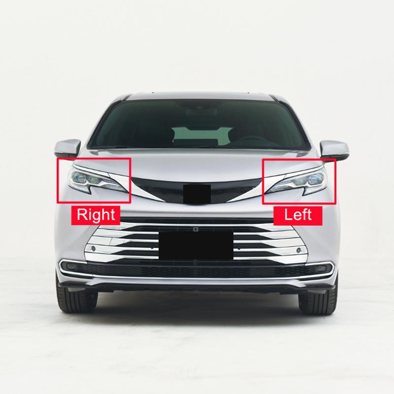 For Toyota SIENNA 2021 2022 2023 Car Headlight Shell Headlight cover Headlamp Lens Headlight Glass Auto Shell Cover