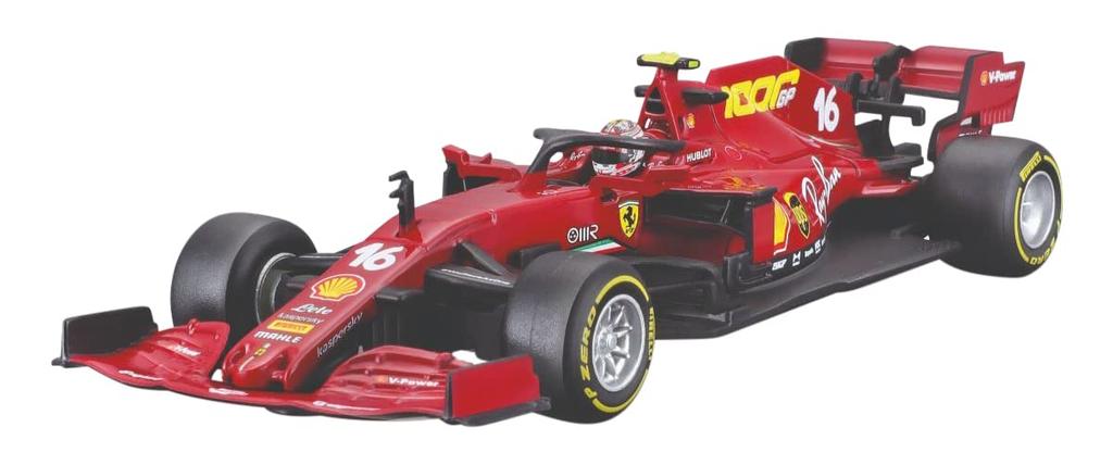 Bburago Масштаб Ferrari SF1000 Гран-при Тосканы 16 Леклер Прозрачный кейс Готовое изделие 1/43 (2020) нет. С.