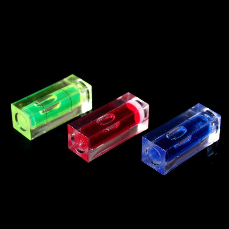 1 Stück Mini Quadrat Wasserwaage Set Horizontal Hängend Hochpräzise Libelle Grün Rund Libellenfernrohr Wasserwaage Messset