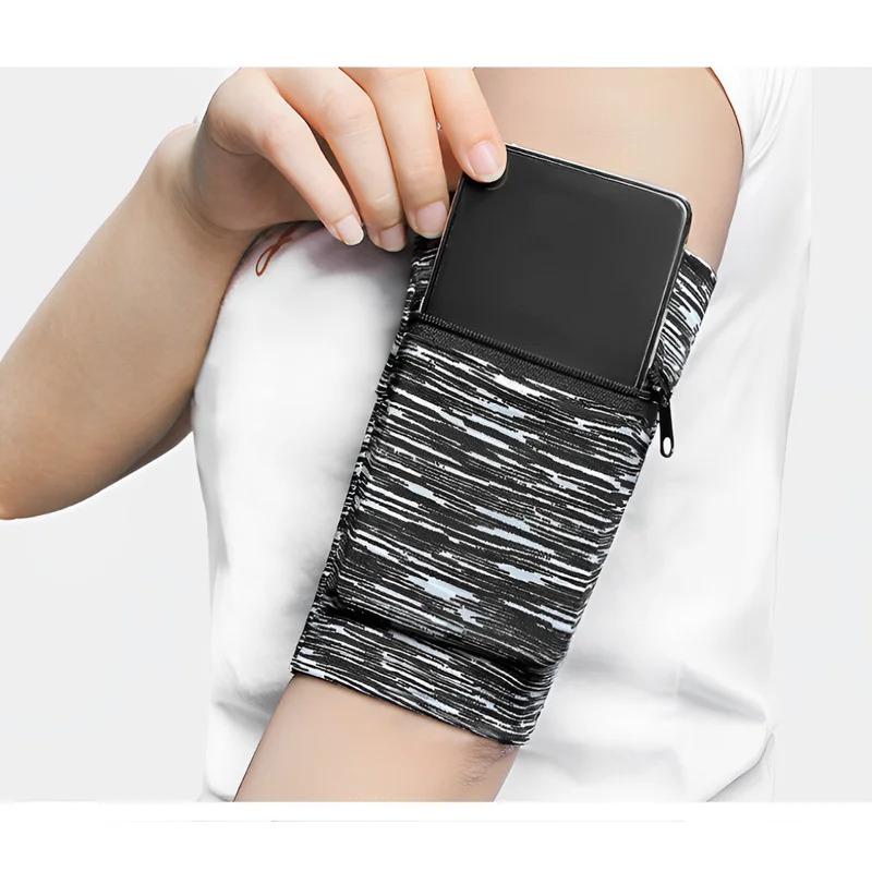Zipper Running Bags Lightweight Wrist Wallet Pouch For Phone Key Card Sweatband Gym Fitness Sports Cycling Wristband Arm Bag