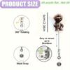 Tea Drinking Sloth 2D Acrylic Retractable ID Badge Reel, Solid PMMA Clip Holder Suitable For Registered Nurses Doctors And Medical Learners