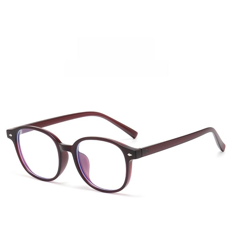 Vintage Style Blue Light Glasses With Lightweight Tr90 Frame For Daily Use