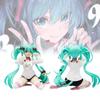 Figure Hatsune Miku Model Toy Cute Cat Ears Sitting Table Decoration Doll Figure