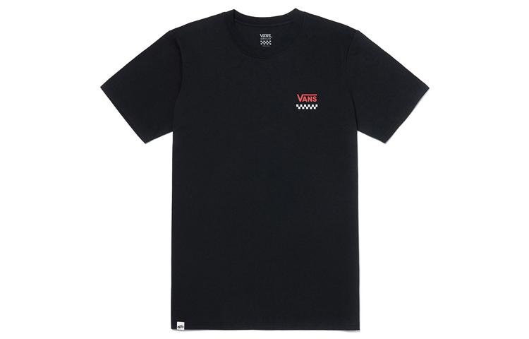 Vans T Shirts Women s Black Crew Neck Moderate Straight Fit VN0A4BRQBLK XL