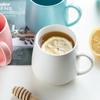 Ceramic Coffee Mug Creative Matte Pure Color Coffe Mugs Tumbler Cup Tea Milk Latte Porcelain Novelty Tumblers Cute Cups
