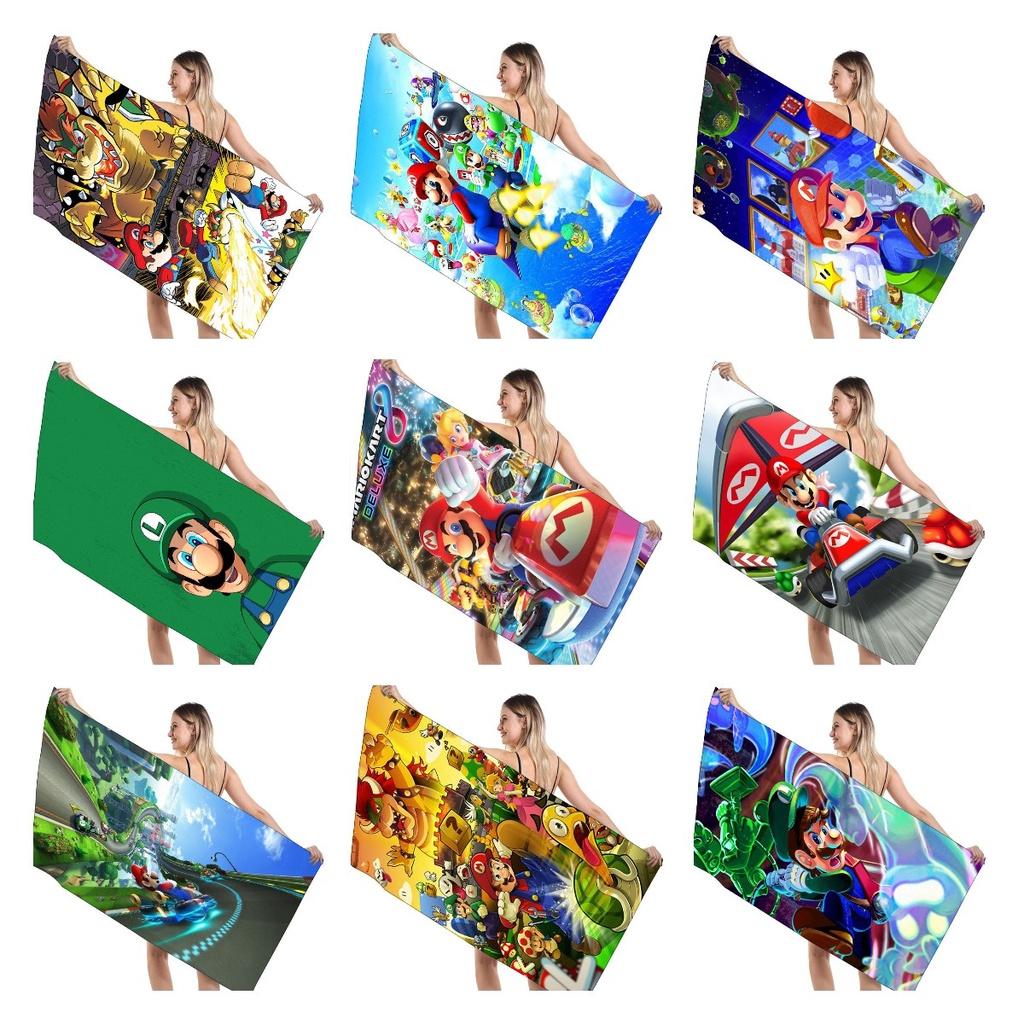 Children's Mario Beach Towel Super Soft And Absorbent!
