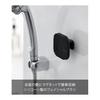 Yamazaki Jitsugyo Magnetic Silicone Facial Brush Black W6.6 X D6.6 X H3.8cm Tower Facial Cleansing Brush Magnetic Wall Storage 10615