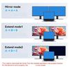 USB To HDTV Splitter 1080P@60Hz Resolution 1 IN 2 OUT Double HDTV Adapter Support Extended for PC Desktop