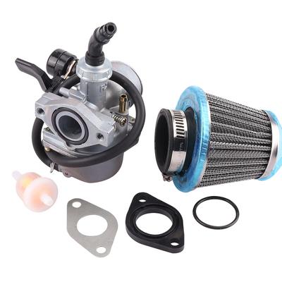 ATV Carburetor PZ19 19mm Carb with Air Filter Fuel Filter for 50cc 70cc 90cc 110cc Dirt Bike ATV Scooter Moped Quad Motorbike