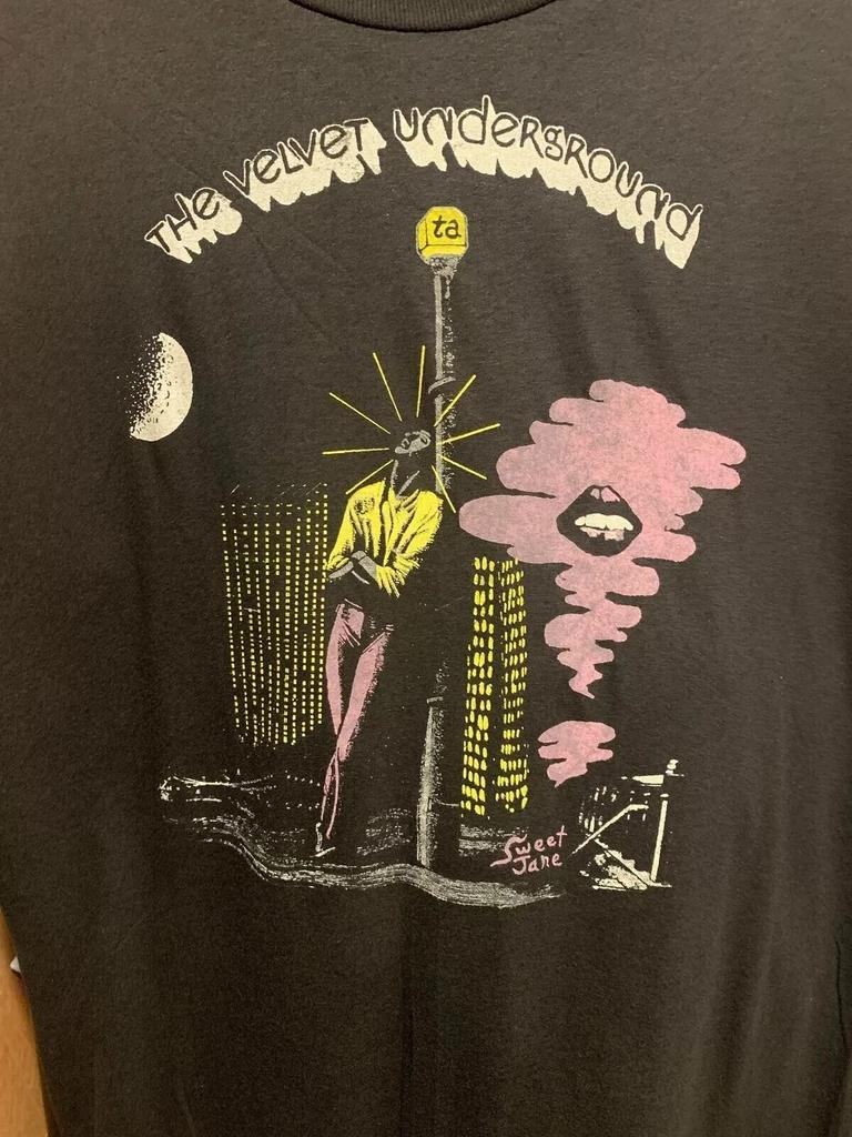 The Velvet Underground Zespół Bawełniany Czarny Unisex Koszulka Vtg S-5XL Koszulka Unisex