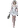 Ghost Halloween Bride Dress Role Play Zombie Bride Stage Costume Performance
