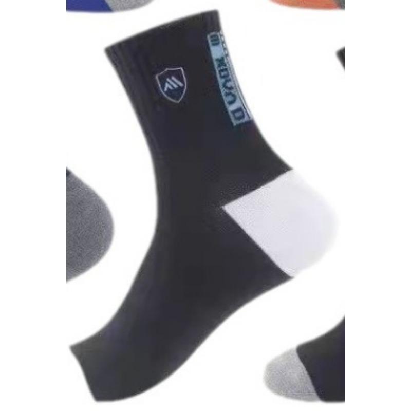 Men's Summer Thin Fashion New Leisure Sports Breathable Sweat Absorbing Tube Cotton Socks
