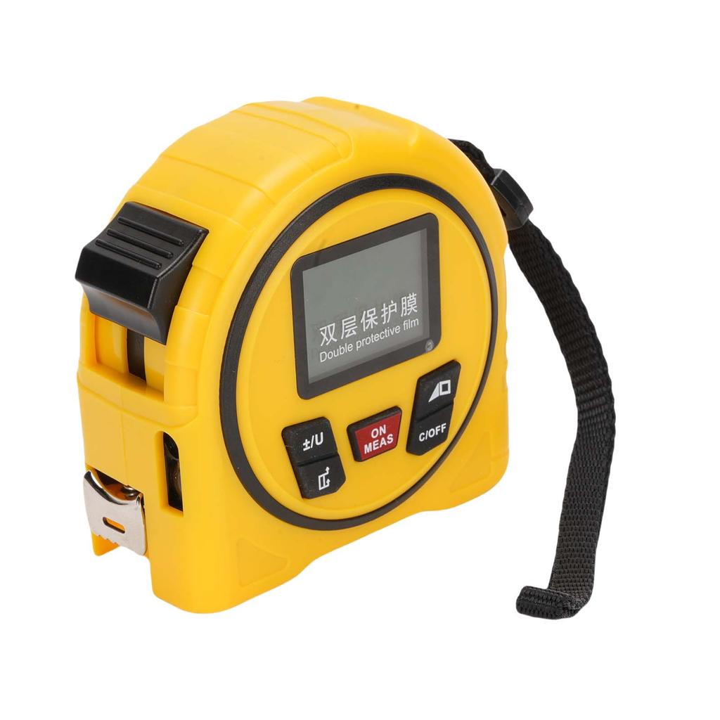 3in1 Laser Tape Measure 131ft Laser Measurement &16.4ft Manual Tape Ruler with Roller Measuring LCD for