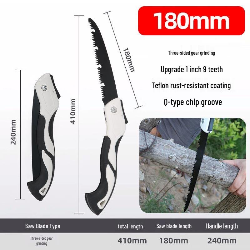 Zusammenklappbare Handsäge für den Außenbereich mit mehreren Spezifikationen zum schnellen Fällen und Beschneiden von Bäumen