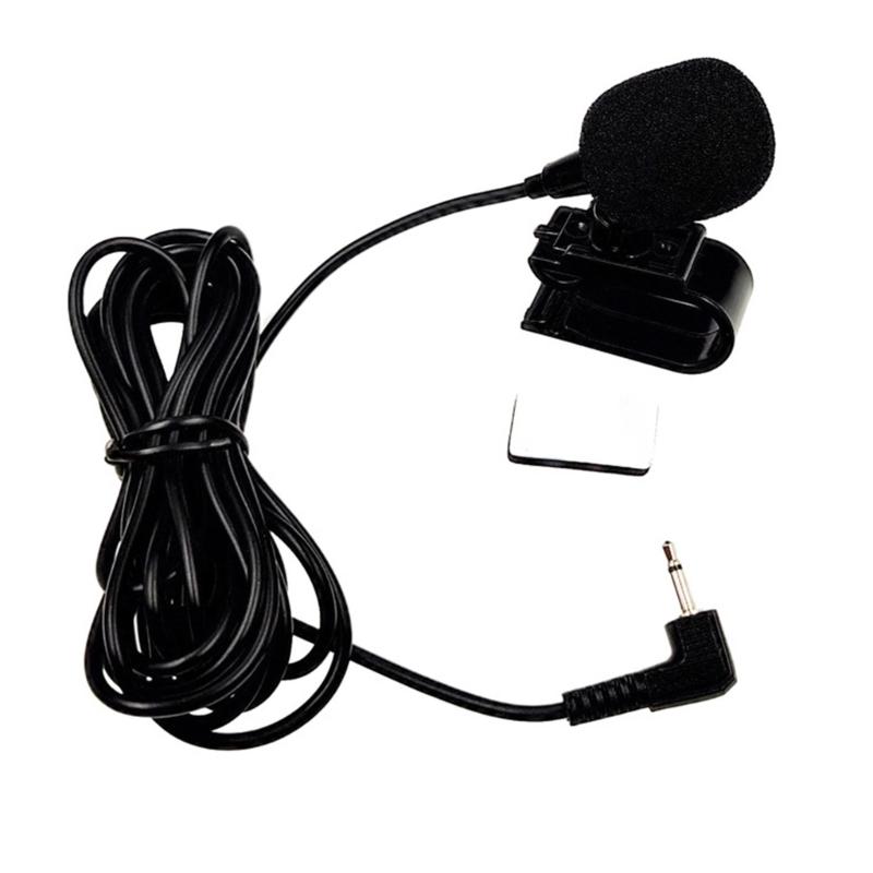 3m Professionals Car Audio Microphone 2.5mm/3.5mm Clip Jack Plug Mic Stereo Mini Wired External Microphone For Auto DVD