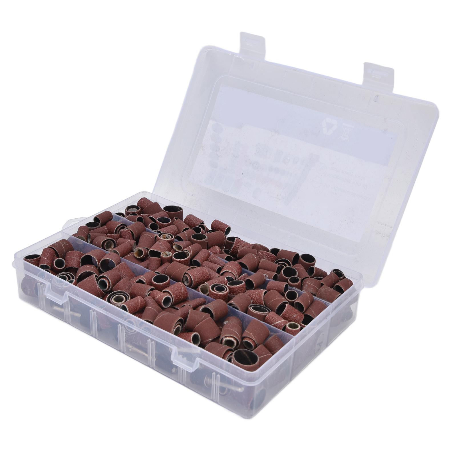 

Набор шлифовальных барабанных рукавов 384 шт. Полимерные барабаны оправки для ядерной резьбы по дереву металлу