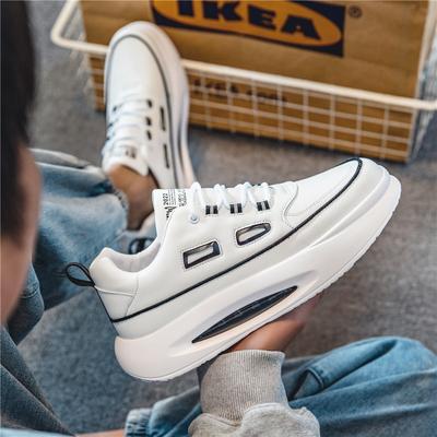 Chaussures pour hommes style chinois tendance printemps chaussures de sport décontractées chaussures pour hommes à semelle épaisse Forrest Gump petites chaussures blanches tendance chaussures de papa