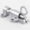 2Pcs Aluminum Alloy Door Latches Door Window Security Pull Rings Spring Bounce Door Bolt Latches Lock Easy To Install