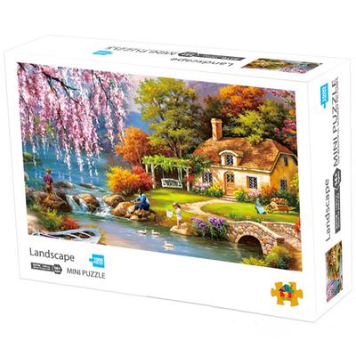 Puzzles 1000 Teile Puzzle für Erwachsene Kinder Klassisches Familienpuzzle Indoor DIY Spielzeug Geburtstagsgeschenk