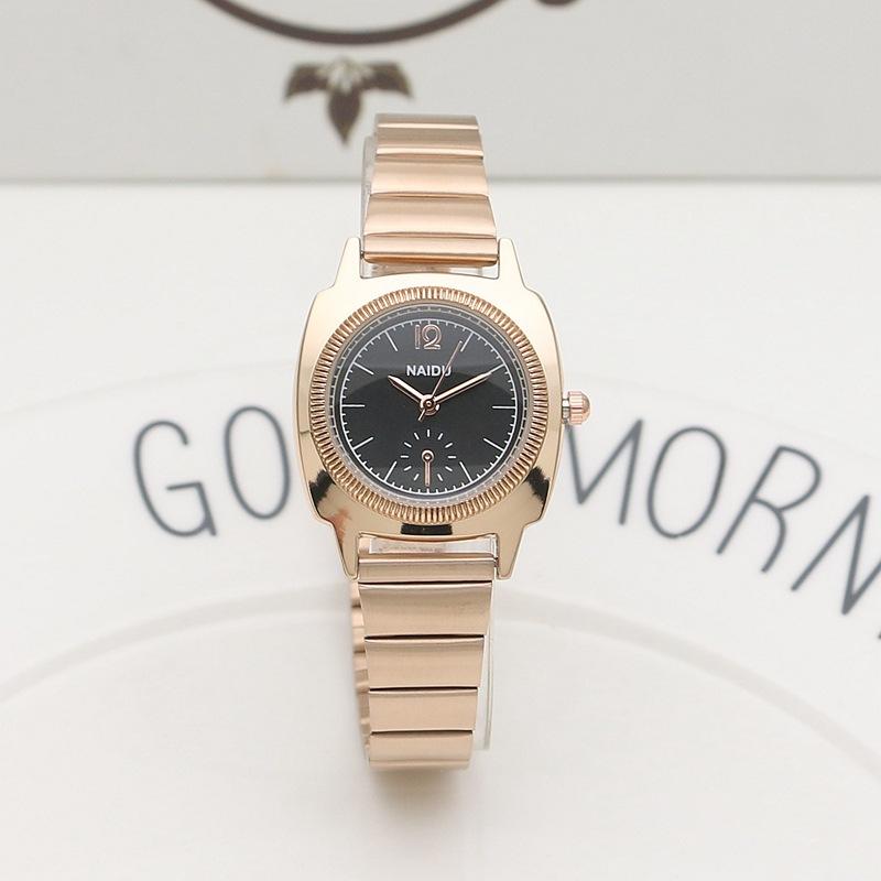 Luxury Watch for Women Minimalist Style Niche Light Retro Steel Strap Small Gold Quartz Watch Relógio Feminino Dropshipping