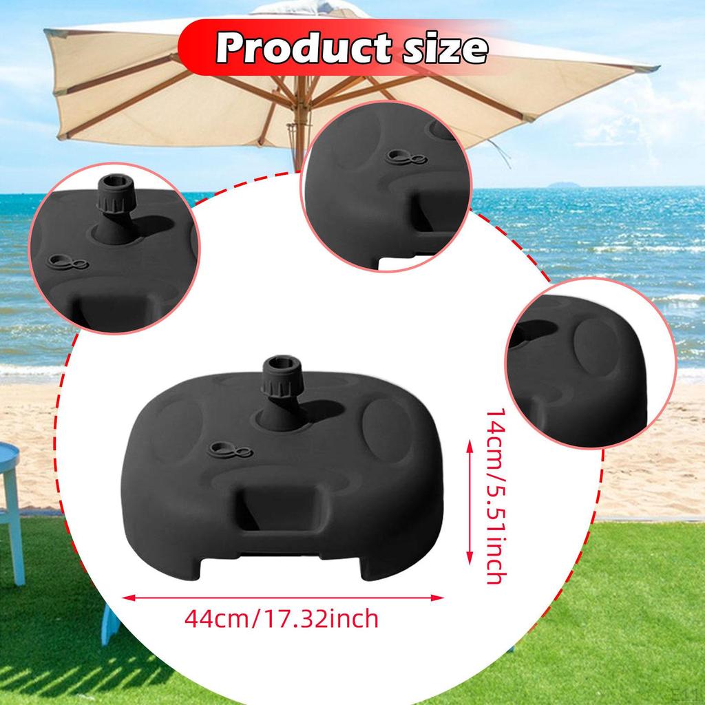 Parasol Base Filled with Water Or Sand, Suitable As An Outdoor Weight