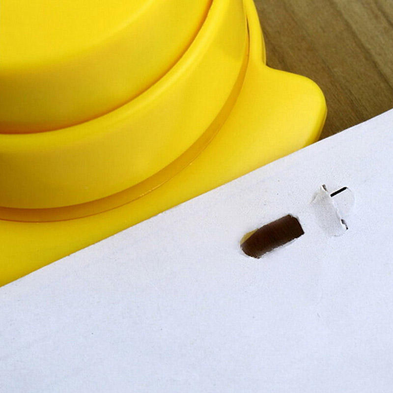 1X Office Home Staple Free Stapleless Stapler Paper Binding Binder Paperclip,