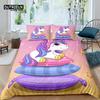 Luxury 3D Pink Unicorn Bedding Set for Kids Queen King Size Duvet Cover Pillowcase Cartoon Home Living EU US AU UK