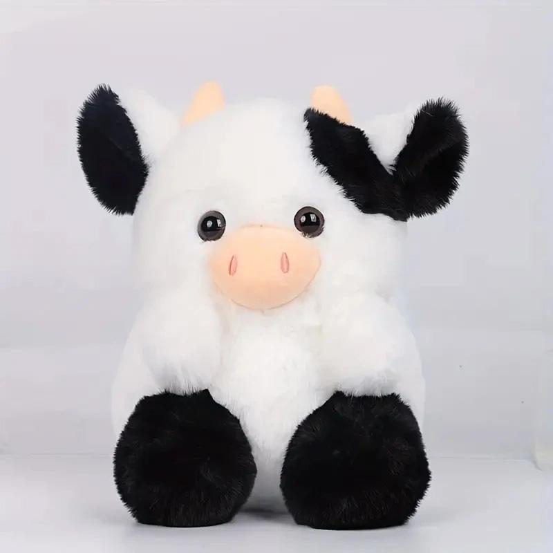 

Adorable 7.87in Colorful Strawberry Dairy Cow Plush Toy - Perfect Birthday Christmas Gift for Kids & Room Decor! 20cm чёрный