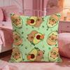AnimalcapybaraS Cushion Cover Premium Comfort Reversible Pillow Cove Two in One Design for Any Room  Car Interior