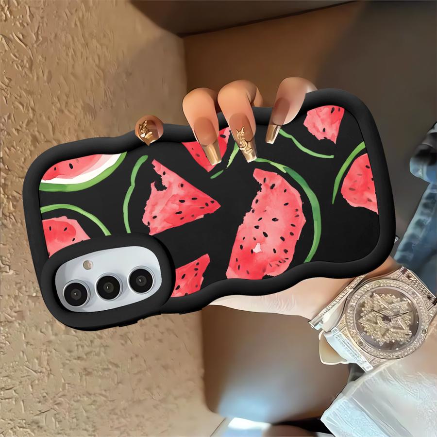 Case for Samsung Galaxy A52 A55 A06 A50 A02s A30 A51 A73 A20 A05 A03 A04 Soft Phone Cover Fruit Watermelon Kiwifruit