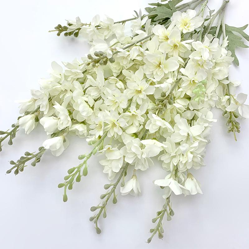 Artificial Delphinium Grass Artificial Flower Branch Home Decoration Wedding Floral Materials Banquet Event Prop A4372