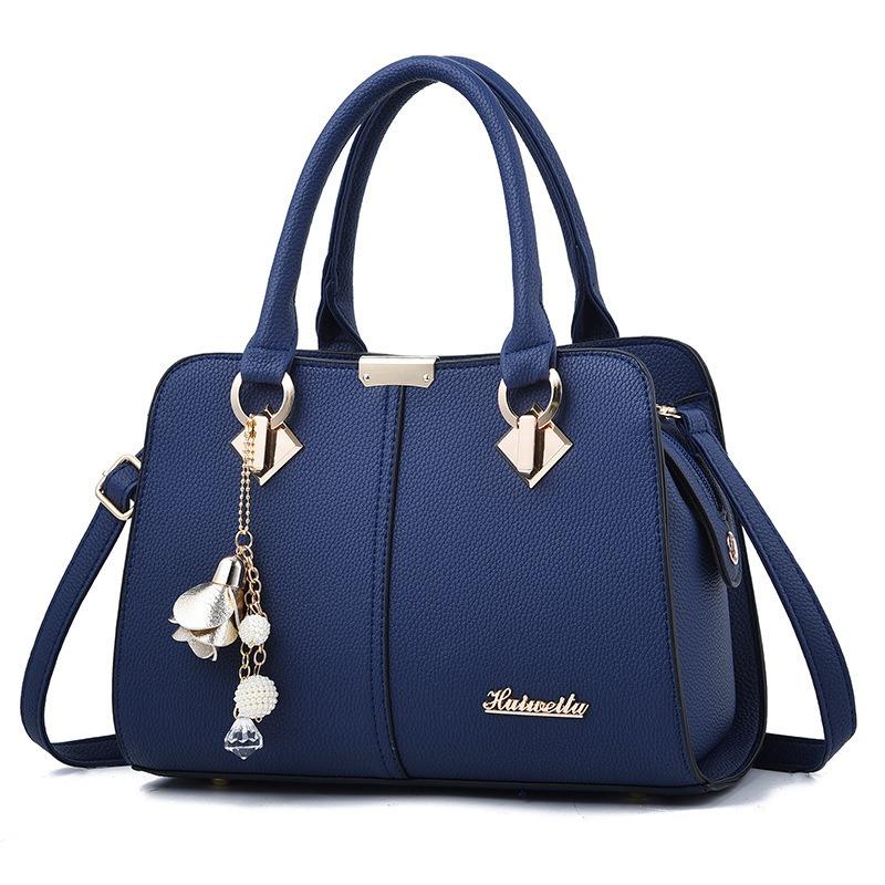 Handbag Bag New Trendy Shoulder Messenger Bag Fashionable and Versatile Middle-aged Women's Large-capacity Mother Bag Women's Bag