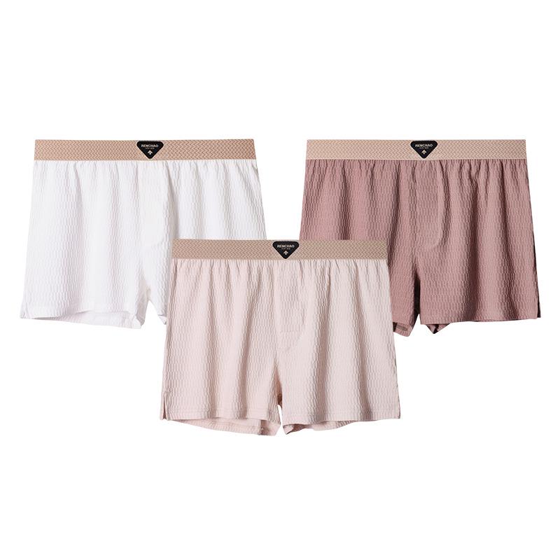 Aro Calzoncillos Bóxer de Algodón Puro Transpirables de Corte Holgado Cómodos para Hombre