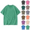 Erwachsenen T-Shirt Lässig Locker Einfarbig Rundhals Pullover Kurzarm T-Shirt Top