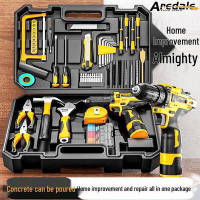 Aired 12V Cordless Drill & Screwdriver Complete Home Tool Kit CN Plug (adapter Included)