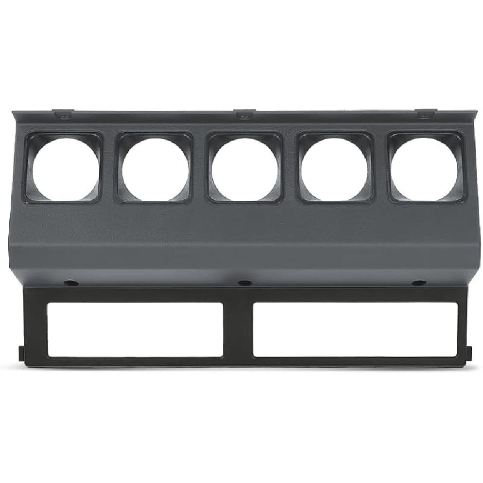 PIT66 Dash Radio Bezel Trim Vent Compatible with Chevy Malibu 2008-2012 Silver Black