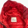 MONCLER Hooded HEVER GILET Apparel Sleeveless Down vest down / Nylon Red