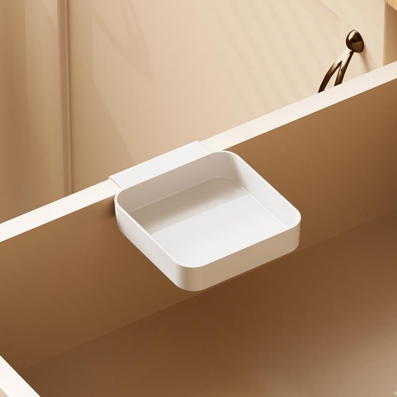

A Hanging Storage Box Suitable for Drawers with A Thickness Not Exceeding 1.5 Centimeters, Designed Specifically for Organizing Small Desktop Items S белый