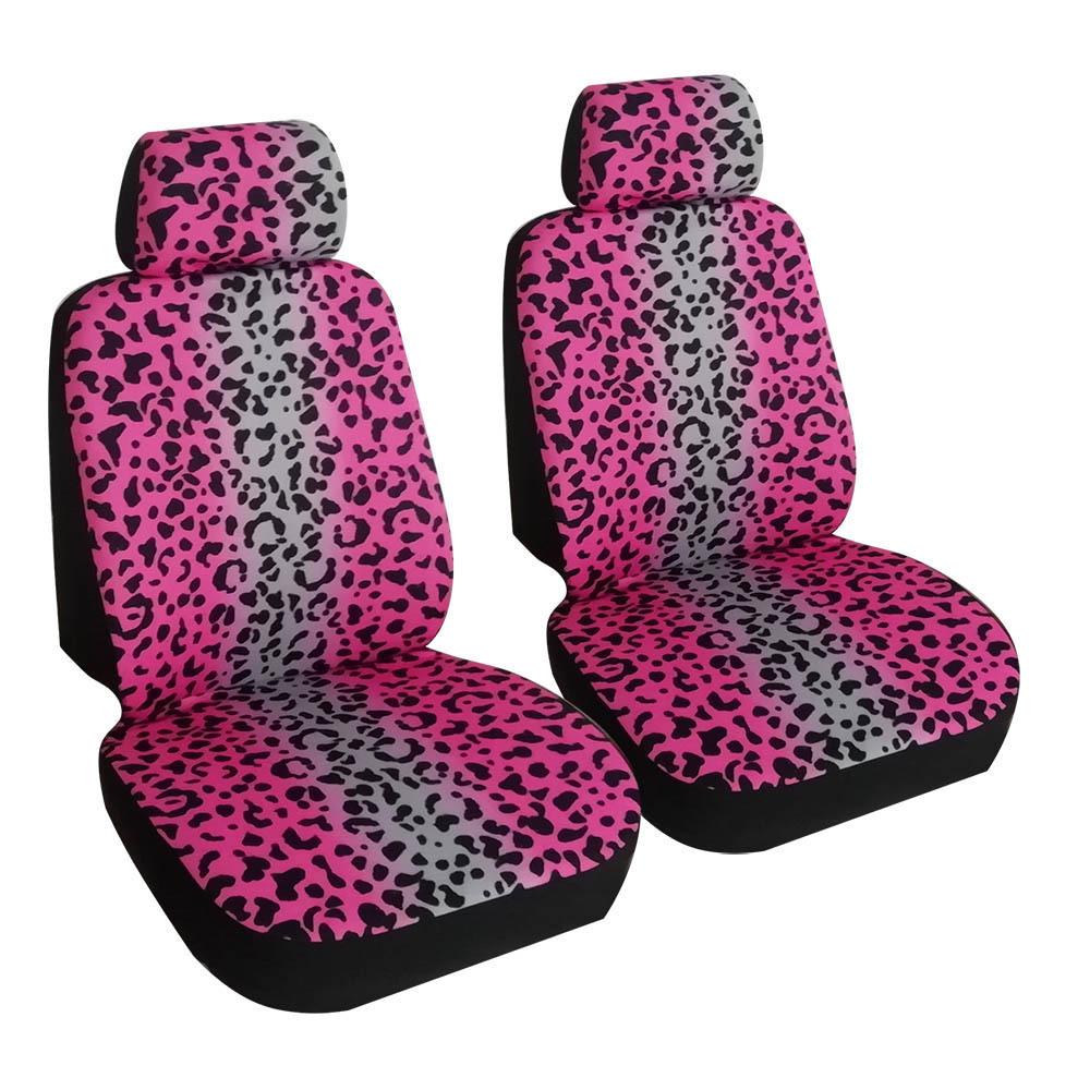 Leopard Print Universal Car Seat Cover - Four Seasons Cushion