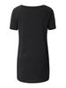 Women's Solid Color V-Neck Short Sleeve Longline T-Shirt Casual Loose Fit Summer Basic Tee Top Plus Size S-5XL