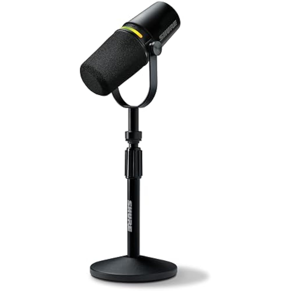 

SHURE Sure MV7+ Podcast Kit MV7+- K-BNDL: Gator Desktop Stand Included, OBS Certified, Dynamic Mi...