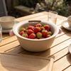 Large Capacity Fruit Vegetable Washing Bowl Vegetable Fruit Strainer  Refrigerator