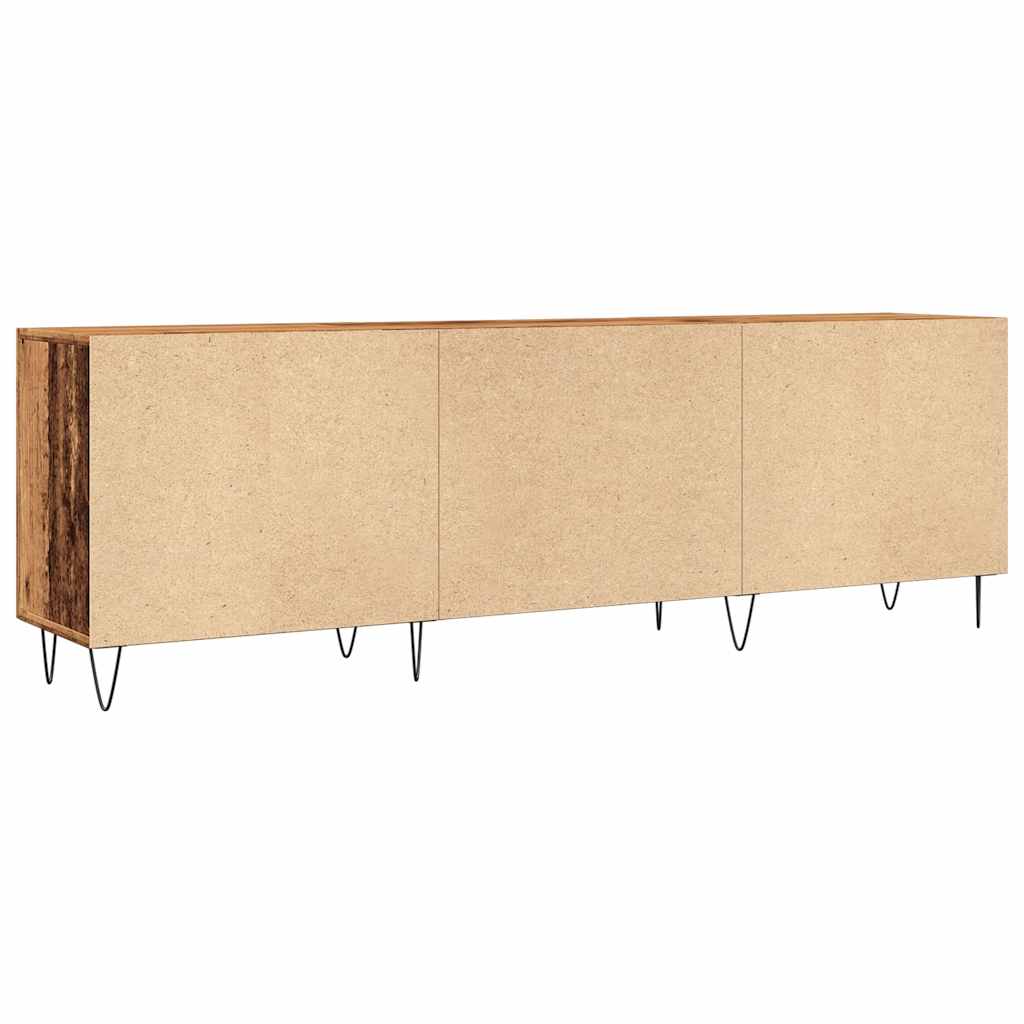 Vidaxl Szafka Tv, Stare Drewno, 150X30X50 Cm, Materiał Drewnopochodny