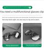 Multi-Function Car Visor Sunglasses Holder and Card Clip