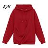 Fall Winter Hoodie Women Pet Pouch Hoodie, Oversized Hooded Sweatshirt with Kangaroo Pouch, Dog Cat Carrying Pullover Top for