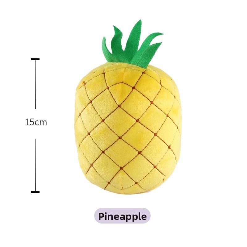 Plush Fruit Toys Set With Soft Pp Cotton For Kids Role Play And Educational Games