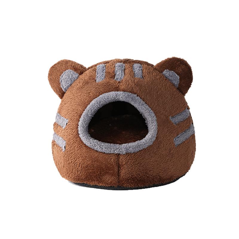 Cat ears pet washable pet bed dog dual-purpose closed cat bed pet sleeping bag a warm winter accessory closed safe design