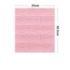 3d Three-dimensional Brick Pattern Wall  Sticker Self-adhesive Waterproof Anti-collision Soft