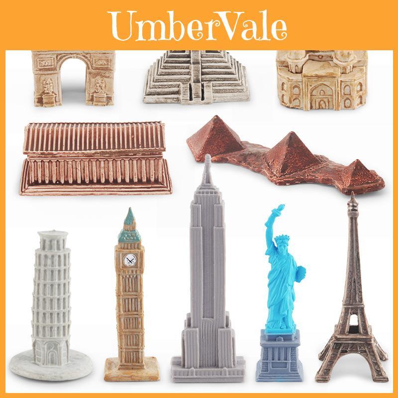 Educational Pvc Landmark Building Model Toy For Kids Featuring Global Architecture