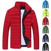 Winter Mens Warm Hoodie Bubble Coats Padded Puffer Jacket Quilted Zip Outwear Up